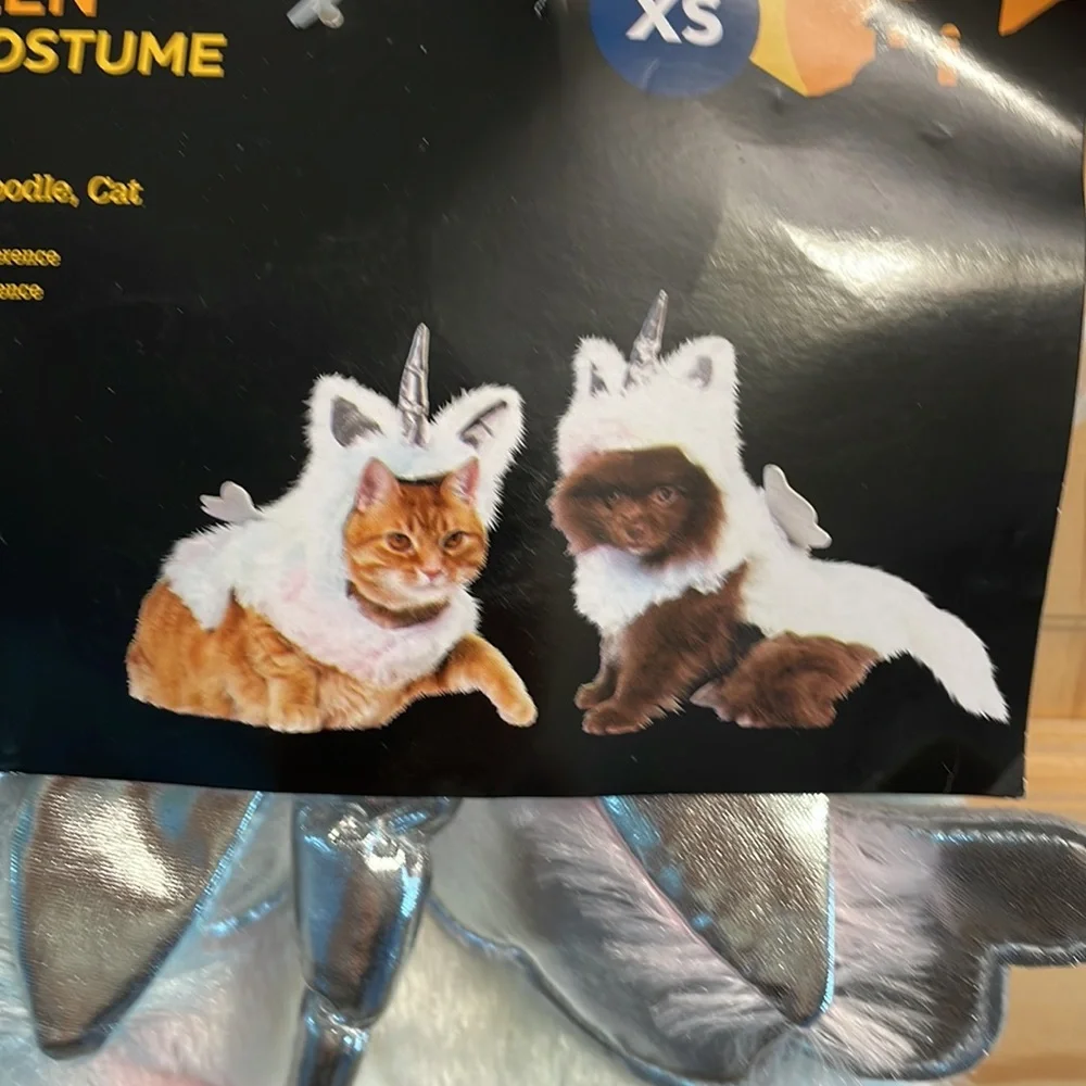 UNICORN Halloween Dog Cat Pet Costume - Size XS X Small Vibrant Life NEW